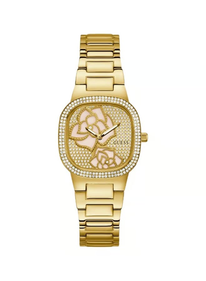 Guess Analog Gold Dial Women's Watch-GW0544L2 - Image 1